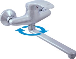 RAV Slezák - MISSISSIPPI - Umyvadlová/dřezová baterie, Chrom, 100 mm (MS001.0/23)