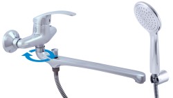 RAV Slezák - MISSISSIPPI - Vanová/Umyvadlová baterie, Chrom, 100 mm (MS057.0/1)