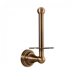 RAV Slezák - MORAVA RETRO - Koupelnový doplněk Držák toaletního papíru rezervní, Stará mosaz (Bronz) MKA0402SM (MKA0402SM)