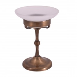 RAV Slezák - MORAVA RETRO - Koupelnový doplněk Mýdlenka skleněná, Stará mosaz (Bronz) MKA0301SM (MKA0301SM)