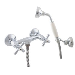 RAV Slezák - MORAVA RETRO - Sprchový set s baterií, Chrom, 150 mm (MK180.5/2)