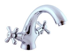 RAV Slezák - MORAVA RETRO - Umyvadlová baterie bez výpusti, Chrom, 3,8