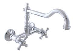 RAV Slezák - MORAVA RETRO - Umyvadlová/dřezová baterie, Chrom, 150 mm (MK302.5/28)