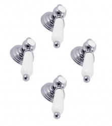 RAV Slezák - MORAVA RETRO - Vanová/Sprchová baterie podomítková 2-cestná s tělesem, Chrom (MK586K)