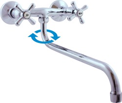 RAV Slezák - MORAVA - Umyvadlová/dřezová baterie, Chrom, 150 mm (MK101.5/22)