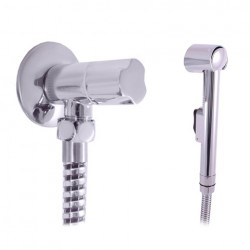 RAV Slezák - Nastěnný ventil s bidetovou sprškou a držákem , Chrom SK6530-1 (SK6530-1)