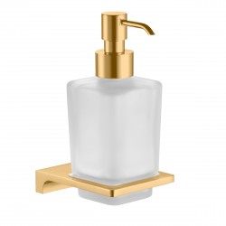 RAV Slezák - NIL - Koupelnový doplněk Dávkovač tekutého mýdla skleněný, Zlatá - kartáčovaná NLA0303ZK (NLA0303ZK)