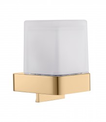 RAV Slezák - NIL - Koupelnový doplněk Dávkovač tekutého mýdla skleněný, Zlatá - lesklá NLA0304Z (NLA0304Z)