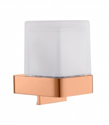 RAV Slezák - NIL - Koupelnový doplněk Dávkovač tekutého mýdla skleněný, Zlatá Růžová - kartáčovaná NLA0304ZRK (NLA0304ZRK)