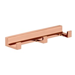 RAV Slezák - NIL - Koupelnový doplněk Věšáček trojitý, Zlatá Růžová - kartáčovaná NLA0105ZRK (NLA0105ZRK)