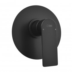 RAV Slezák - NIL - Sprchová baterie podomítková 1-cestná s tělesem, Černá - matná NL183LCMAT (NL183LCMAT)