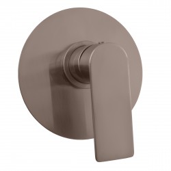 RAV Slezák - NIL - Sprchová baterie podomítková 1-cestná s tělesem, Metal Grey - kartáčovaná NL183LMGK (NL183LMGK)