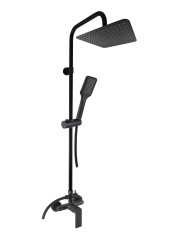 RAV Slezák - NIL - Sprchový systém s vodovodní baterií, Černá mat NL182.5/7-04CMAT (NL182.5/7-04CMAT)