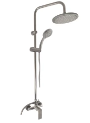 RAV Slezák - NIL - Sprchový systém s vodovodní baterií, Metal Grey - lesklá NL182.5/7-61MGL (NL182.5/7-61MGL)