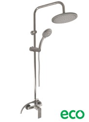 RAV Slezák - NIL - Sprchový systém s vodovodní baterií, Metal Grey - lesklá NL182.5/7-61MGL (NL182.5/7-61MGL)