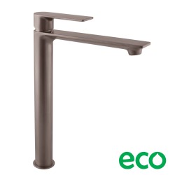 RAV Slezák - NIL - Umyvadlová vysoká baterie bez výpusti, Metal Grey - kartáčovaná, 3,8