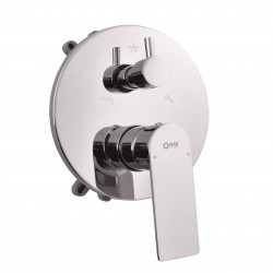 RAV Slezák - NIL - Vanová/Sprchová baterie podomítková 3-cestná s tělesem a s boxem, Zlatá - lesklá NL187BOX (NL187BOX)