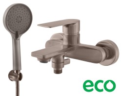 RAV Slezák - NIL - Vanový set s baterií, Metal Grey - kartáčovaná NL154.5/1MGK (NL154.5/1MGK)