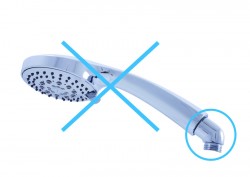 RAV Slezák - Přechodka k vanové vodopádové baterii, Chrom MD0108 (MD0108)