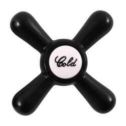 RAV Slezák - Ručka MORAVA RETRO černá matná, Barva: Černá matná, Rozměr: teplá (KR1002CMAT)