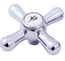 RAV Slezák - Ručka RETRO - teplá voda, Chrom (KR1002)