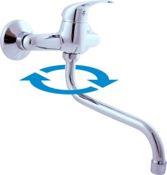 RAV Slezák - SÁZAVA - Umyvadlová/dřezová baterie, Chrom, 100 mm, (SA301.0/22)