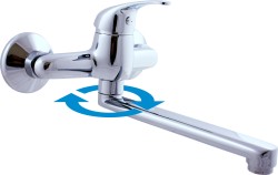 RAV Slezák - SÁZAVA - Umyvadlová/dřezová baterie, Chrom, 100 mm, (SA501.0/23)