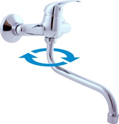 RAV Slezák - SÁZAVA - Umyvadlová/dřezová baterie, Chrom, 150 mm (SA001.5/21)