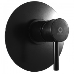 RAV Slezák - SEINA - Sprchová baterie podomítková 1-cestná s tělesem, Černá - matná SE983LCMAT (SE983LCMAT)