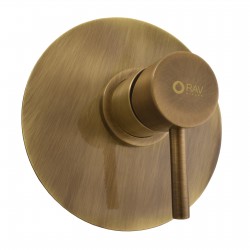 RAV Slezák - SEINA - Sprchová baterie podomítková 1-cestná s tělesem, Stará mosaz (Bronz) SE983LSM (SE983LSM)