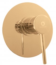 RAV Slezák - SEINA - Sprchová baterie podomítková 1-cestná s tělesem, Zlatá - kartáčovaná SE983LZK (SE983LZK)