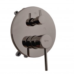 RAV Slezák - SEINA - Vanová/Sprchová baterie podomítková 2-cestná s tělesem a s boxem, Metal grey - kartáčovaná SE985BOXMGK (SE985BOXMGK)