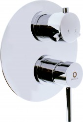 RAV Slezák - SEINA - Vanová/Sprchová baterie podomítková 2-cestná s tělesem, Chrom SE986K (SE986K)