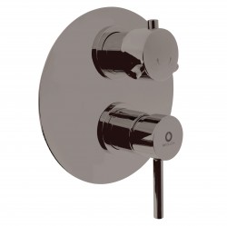 RAV Slezák - SEINA - Vanová/Sprchová baterie podomítková 2-cestná s tělesem, Metal grey - kartáčovaná SE986KMGK (SE986KMGK)