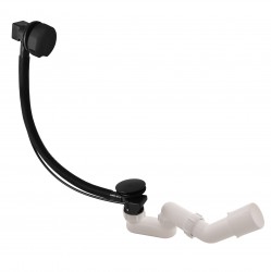 RAV Slezák - Sifon vanový automat komplet, 600mm, Černá - matná MD0588CMAT (MD0588CMAT)