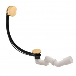 RAV Slezák - Sifon vanový automat komplet, 600mm, Zlatá - kartáčovaná MD0588ZK (MD0588ZK)