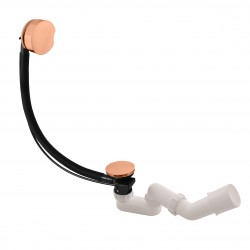 RAV Slezák - Sifon vanový automat komplet, 600mm, Zlatá Růžová - kartáčovaná MD0588ZRK (MD0588ZRK)