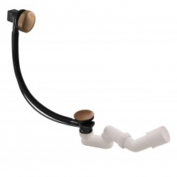 RAV Slezák - Sifon vanový automat komplet, Stará mosaz (Bronz) MD0588SM (MD0588SM)