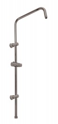 RAV Slezák - Sprchová tyč, Metal Grey - kartáčovaná MD0763MGK (MD0763MGK)