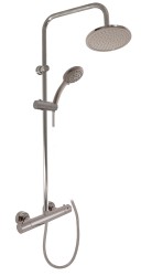 RAV Slezák - TERMOSTATICKÁ - Sprchový systém s termostatickou baterií, Metal Grey - lesklá TRM82.5/7-61MGL (TRM82.5/7-61MGL)