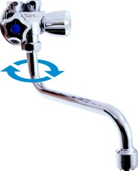 RAV Slezák - Umyvadlová baterie pro nízkotlaké ohřívače, Chrom (EN001.1/21)