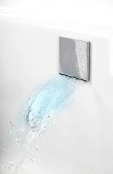 RAV Slezák - Vanová baterie 3-otvorová, s výtokem, Chrom VOD6301 (VOD6301)