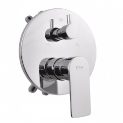 RAV Slezák - VLTAVA - Vanová/Sprchová baterie podomítková 2-cestná s tělesem a s boxem, Chrom VT485BOX (VT485BOX)