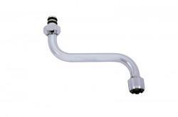 RAV Slezák - Výtokové ramínko kulaté, Chrom, 300 mm (SR1430)