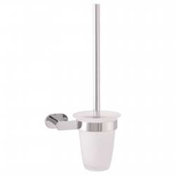 RAV Slezák - YUKON - Koupelnový doplněk WC štětka, držák misky černý, Chrom YUA0500 (YUA0500)