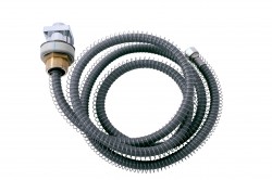 RAV Slezák - Zápustný držák se samonavíjecí hadicí - hranatý, Chrom MD0555 (MD0555)