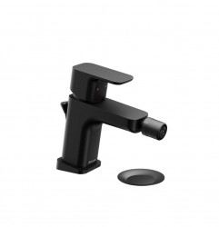 RAVAK - 10° Free Bidetová baterie TD F 055.20 s výpustí, černá (X070155)