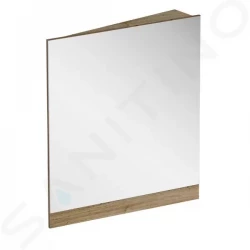 RAVAK - 10° Zrcadlo rohové 550x750 mm, levé, tmavý ořech (X000001072)