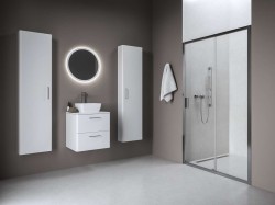 RAVAK - Blix II Sprchové dveře NBLDP2-100, 100x195 cm, chrom/čiré sklo (0PMA0C00Z1)