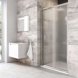 RAVAK - Blix Sprchové dveře, 117-121 cm, lesklý hliník/sklo Grape (0PVG0C00ZG)